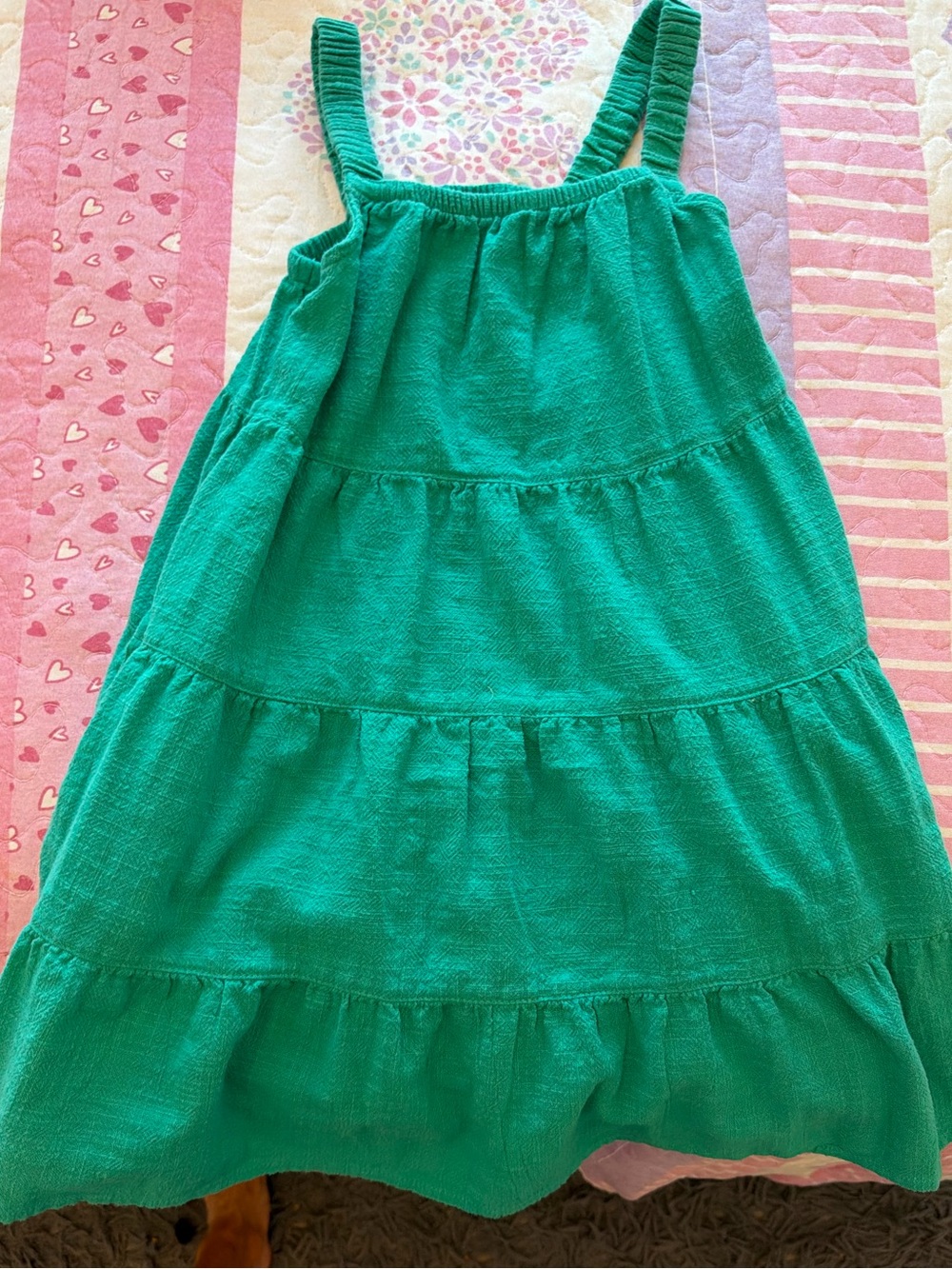 Cat & Jack Emerald Green Tiered Sundress for Girls